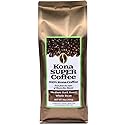 Kona Super Coffee 100% Kona Coffee - Kona Peaberry, Medium Dark Roast, Whole Bean (16oz bag)