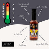 Max Flame-ous Carolina Reaper Hot Sauce - Intense Heat & Fruity Flavor | 5/5 Heat Rating | Perfect for Spicy Recipes | Best, Young, Unique, Tasty