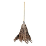Boardwalk Professional Ostrich Feather Duster, 16" Wood Handle, Hanging Hole, Lightweight, Comfortable, Attracts & Hold Dust