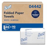 Scott Professional Pro Slimfold Folded Paper Towels, Bulk (04442), Absorbency Pockets, White, for Compatible Kimberly-Clark Professional Dispensers