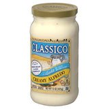 Classico Light Creamy Alfredo Pasta Sauce, Made with Fresh Cream & Aged Parmesan, 15 Oz (Pack of 6)
