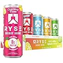 RYSE Functional Energy Drink - 5 Flavors Variety Pack - 150mg Natural Caffeine, 8g Whey Protein & 1g Prebiotics - Sugar Free, Gut-Friendly, Bloat-Free