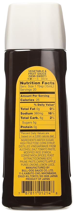 Bull-Dog Chuno Semi-Sweet Sauce 10.1 Fl. Oz. (3 Bottles)