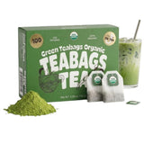 Matcha Teabags MatchaDNA Certified Organic Matcha Green Tea by MATCHA DNA - 100 Teabags