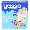 Yasso Chocolate Chip Cookie Dough Frozen Greek Yogurt Bars, 14 FZ