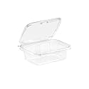 200 Pack To-Go Safe-T-Fresh Grab and Go Food Container, Tear Strip Lock, Perfect for Snacks, On the Go Snack Container, Delis, Restaurants, 7.3 x 5.6