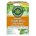 Traditional Medicinals Tea, Organic Triple Mint - Supports Healthy Digestion - Kosher, Non-GMO, Caffeine-Free - 16 Tea Bags