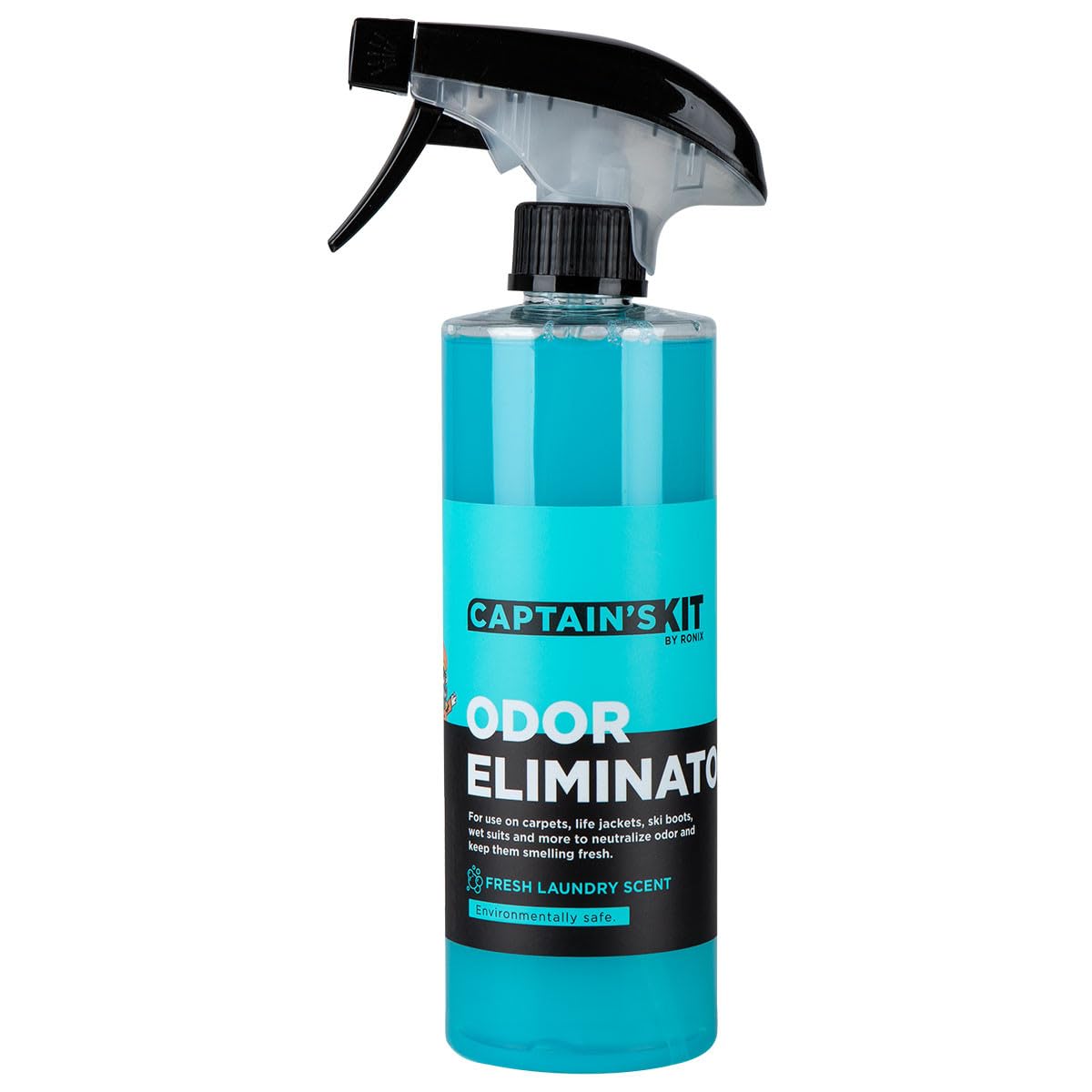 Ronix Captain's Kit Odor Eliminator, Fresh Laundry Scent, 16 oz.
