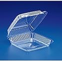 Inline VPP730 Large Clr Salad Container, 9"x9-7/16"x3" 97Oz - 200 per case