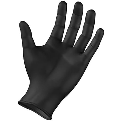 NitroMax Black Nitrile Gloves 100 ct