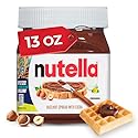 Nutella Creamy Chocolate Hazelnut Spread with Cocoa, Sweet topping for breakfast and desserts, 13 oz