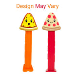PEZ Pizza And Burger Candy Dispenser Set - Pizza And Hamburger PEZ Dispensers | PEZ Candy Dispensers with Candy Refills | Pizza, Cheeseburger Party
