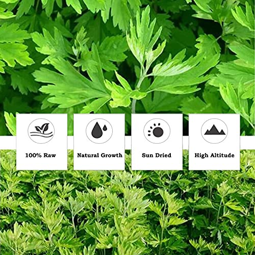 LYCKLIGA - Mugwort Tea, Organic Dried Mugwort Leaves (Bulk), Pure Artemisia Argyi, Traditional Chinese Herbal Tea, 2oz(56g)