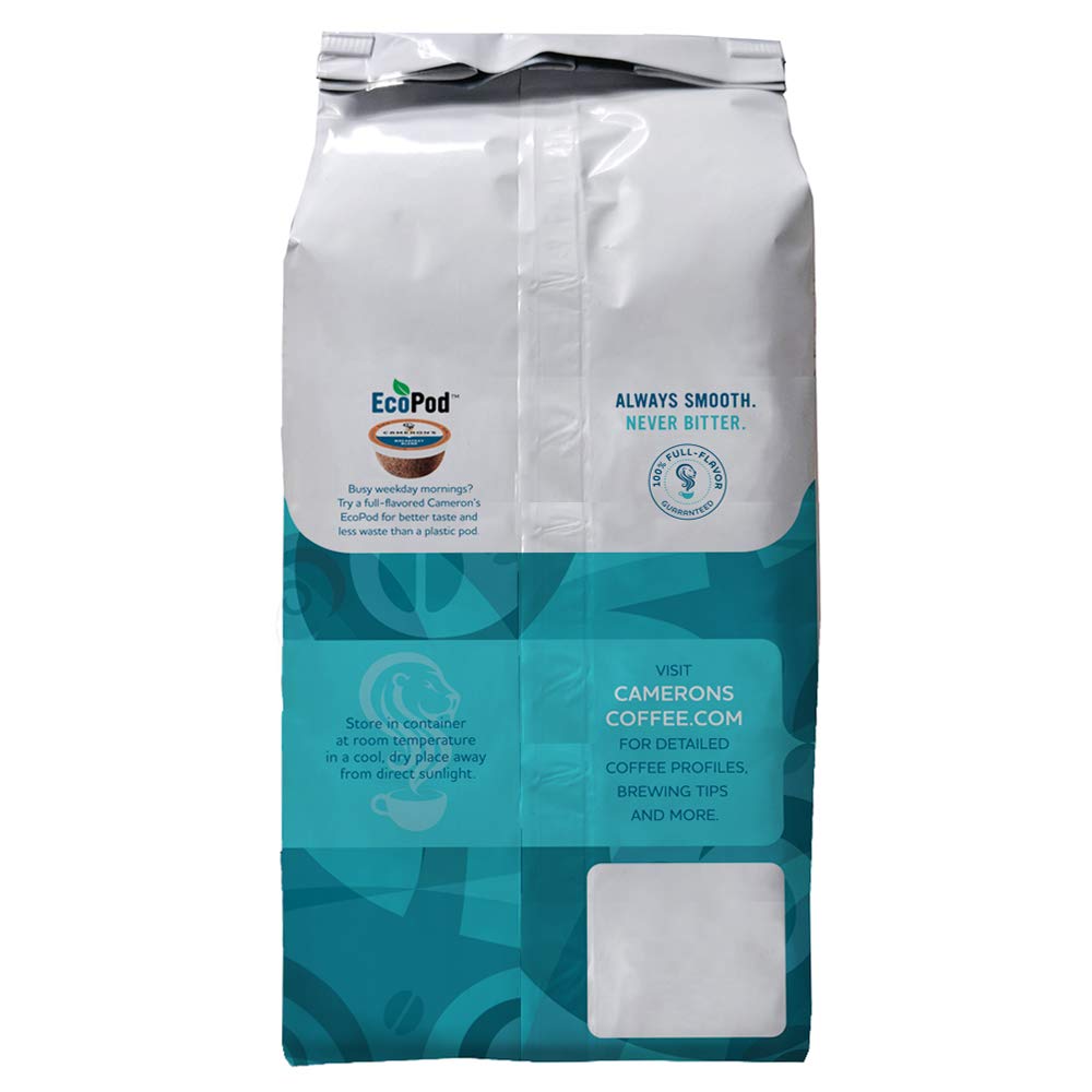 Cameron's Coffee Roasted Ground Coffee Bag, Decaf Breakfast Blend, 28 Ounce
