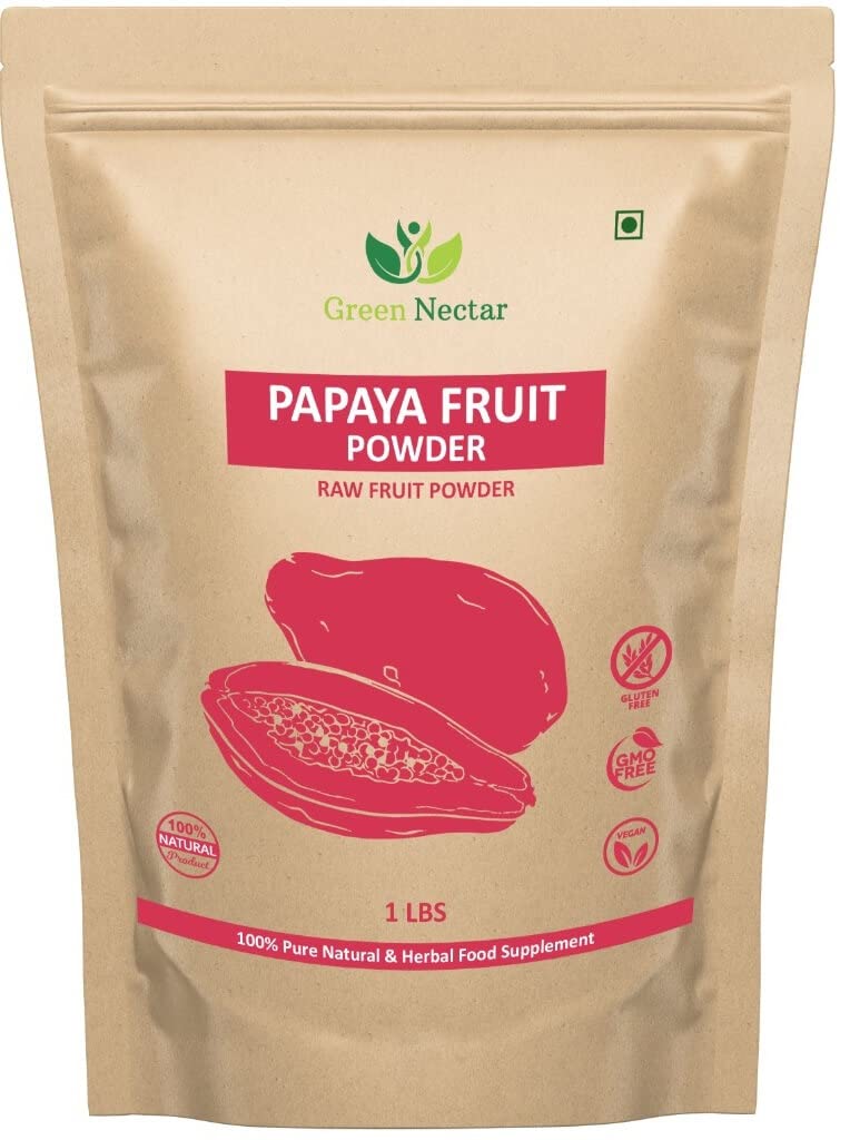 Papaya Fruit Extract Powder 1lb, Digestive Super Food for Skin (16 Ounces(1 Pack))