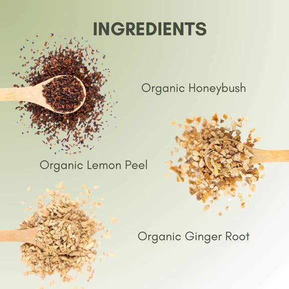 Organic Honey Lemon Ginger Loose Leaf Tea - 2oz Bag (Approx. 30 Servings) | Full Leaf Tea Co.