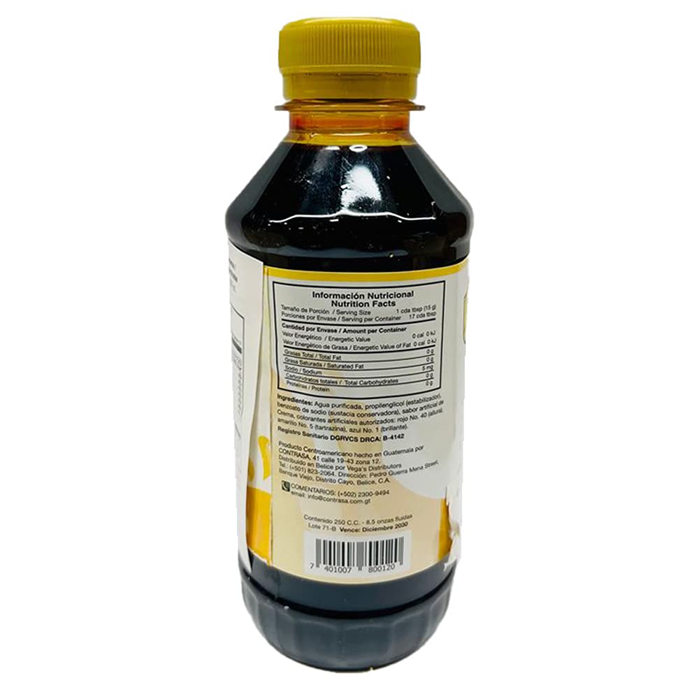 Castilla Cream Flavor Concentrate 8.6 fl oz - Esencia de Crema (Pack of 1)
