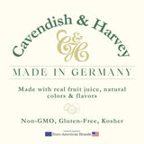 Cavendish & Harvey | Fruity Orange Hard Candy Drops | 5.3 Ounce Tin