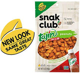 Snak Club Tajin Clasico Chili & Lime Peanuts, 5 Ounce (Pack of 6)