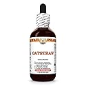 Hawaii Pharm Oat Straw Alcohol-Free Liquid Extract, Professional Grade, Small Batch Crafted Oats Straw (Avena Sativa) Dried Tops Glycerite Natural