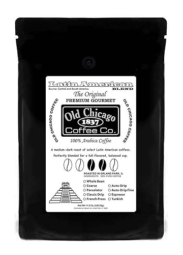 Old Chicago Latin American Blend Medium-Dark Roast Coffee, 3 Bags