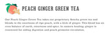 Yamamotoyama Peach Ginger Green Tea, 18 bags