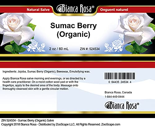 Bianca Rosa Sumac Berry (Organic) Salve (2 oz, ZIN: 524534) - 2 Pack