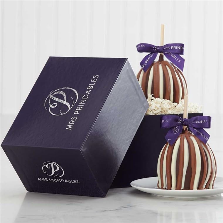 Mrs Prindables Triple Chocolate Caramel Apple 2-Pack