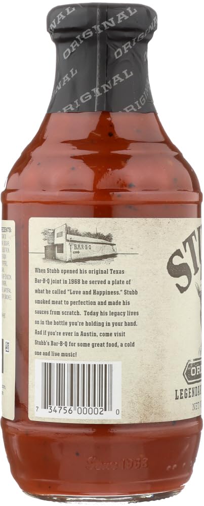 Stubbs Original BBQ Sauce 6x 18Oz