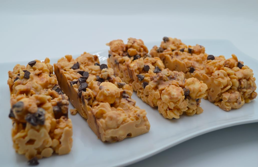 US Sweets Avalanche Bark - Peanut Butter White Chocolate Bark with Marshmallows, Chocolate Chips, & Rice Krispies | Delicious Gift | Handmade in Small