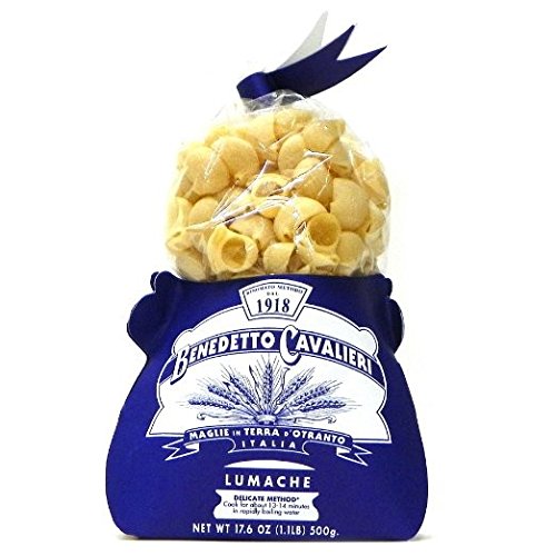 Benedetto Cavalieri Lumache Semolina Pasta - 17.6 oz (4 Pack)