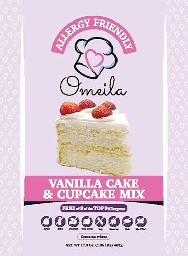 Allergy Friendly Vanilla Cake Mix - Free of Eggs, Dairy, Nuts, Sesame, Soy, Cholesterol