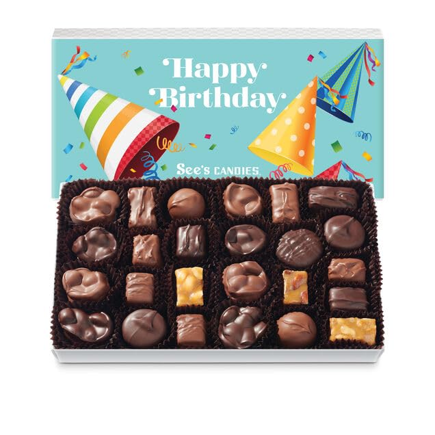 See's Candies Happy Birthday Nuts & Chews (1 Pound)