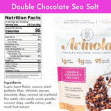 Double Chocolate Sea Salt Granola - 9oz, Grain-Free, Keto, Zero Sugar Added, zero oats - Superfood Snack with Rich Chocolate, Gluten-Free, made