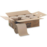 Georgia Pacific 26480 Hardwound Roll Paper Towel, Nonperforated, 7.87 x 1000ft, Brown, 6 Rolls/CT