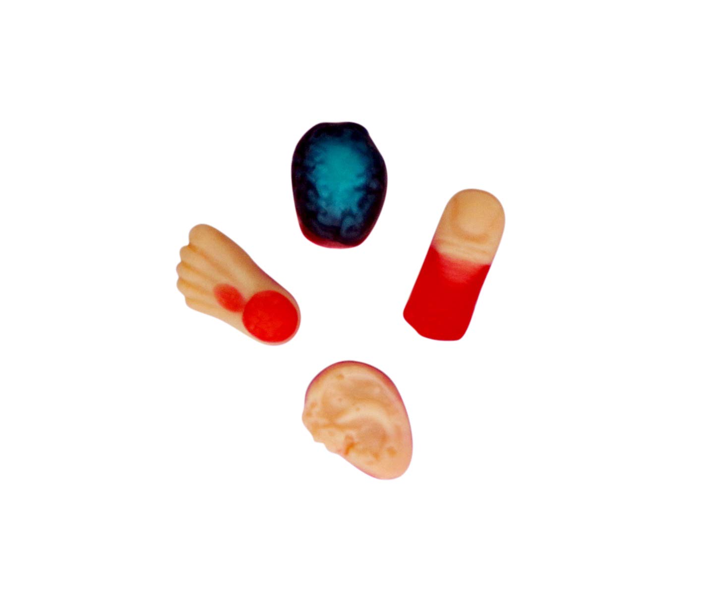 Frankford Halloween Gummy Candy Body Parts (55 Count)