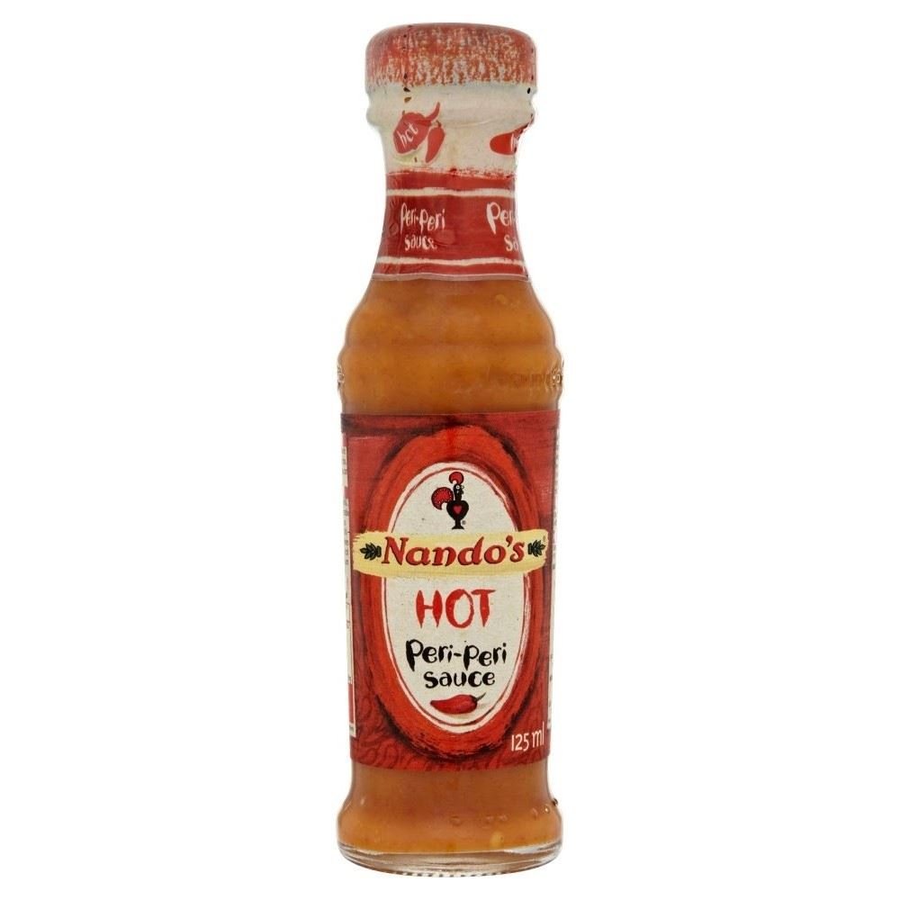Nando's Hot Peri-Peri Sauce (125ml) - Pack of 6