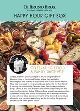 Di Bruno Bros Happy Hour Kit Gift Box: Gourmet Italian Snacking Foods Perfect for Hosting Home or Office Parties | Great for Holiday Entertaining