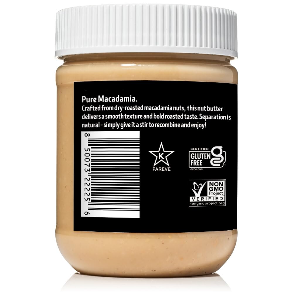 Vör Macadamia Nut Butter (12oz) | Single Ingredient | Vegan, Paleo and Keto-Friendly, Gluten-Free