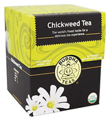 Buddha Teas - Organic Chickweed Tea - Herbal Tea - Single Ingredient - Mild, Earthy, Refreshing Taste - Enjoy Hot or Cold - Caffeine Free - 100%