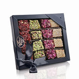 Malatya Pazari Assorted Turkish Delight with Pistachio and Fruit, 17.3oz