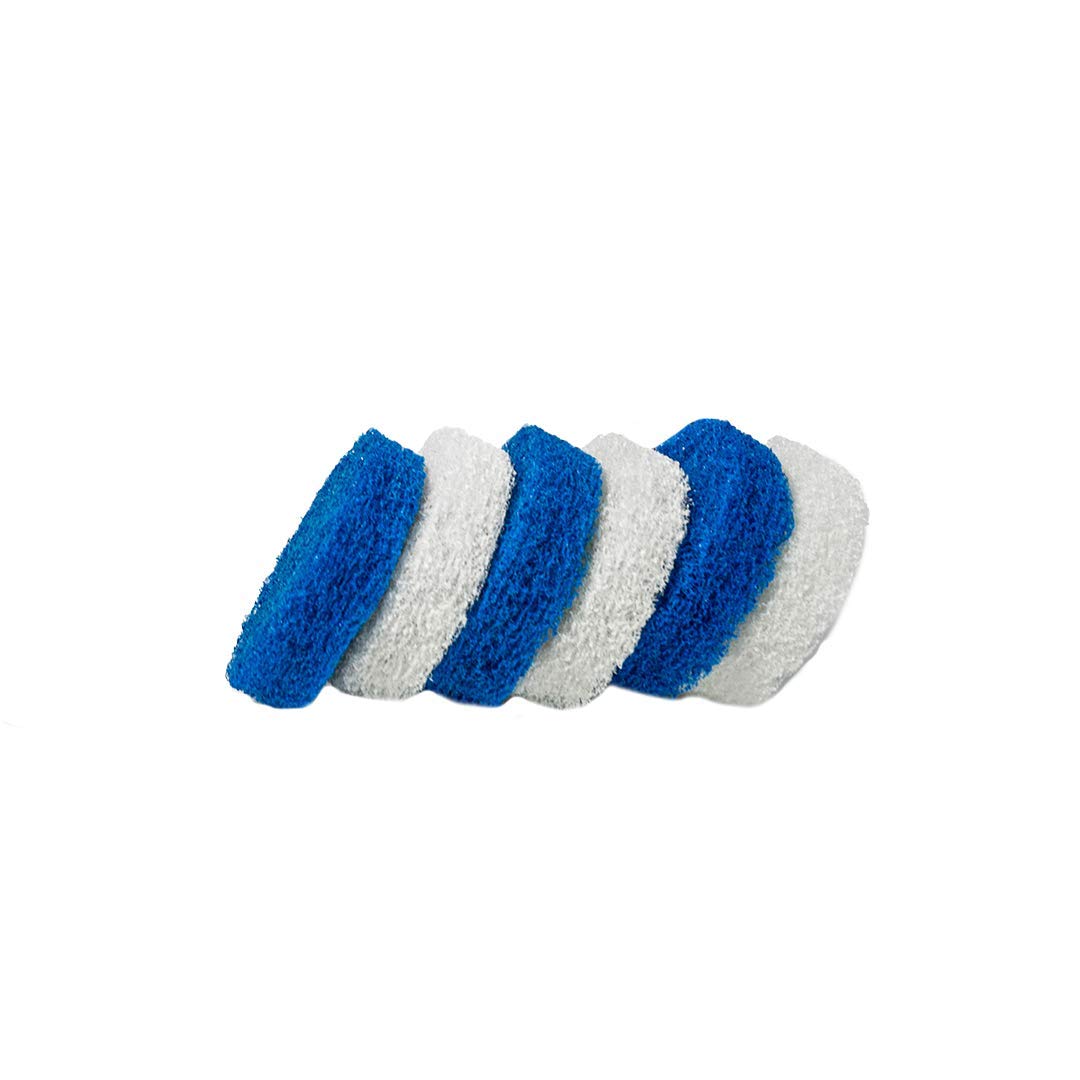 RotoScrub 6 Pack Multi-Purpose Scrub Pad Replacement Kit for use with RotoScrub Drill Accessories