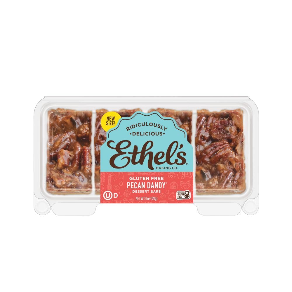 Ethels Baking Pecan Dandy Bar 4 Count, 6 OZ
