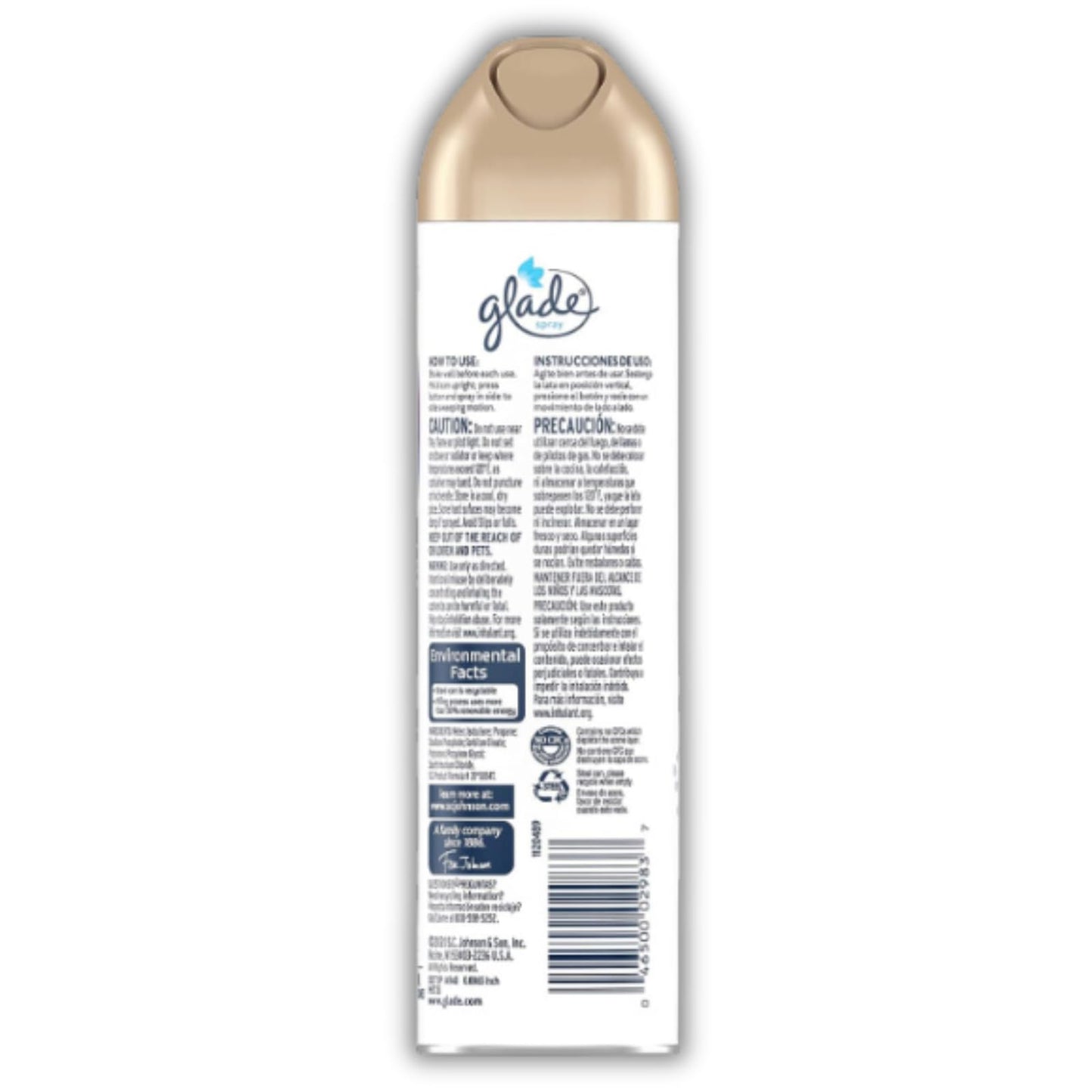 GLE Glade Air Freshener, Room Spray, Tranquil Lavender & Aloe, 8 Oz 2-Packs