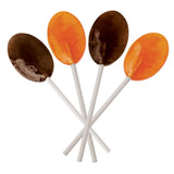 Dr. John's Healthy Sweets Orange & Chocolate Lollipops with Zero Sugar, Dye-Free, Plant Based, Keto Friendly, 60 Count, 1 LB Bag