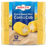 Birds Eye Mini Sweet Corn On Cob Frozen Vegetable, 12 CT
