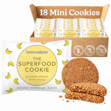 Love + Chew Mini Vegan Cookies, Gluten Free, 3g Plant Based Protein Per Cookie, Healthy Snacks for Adults and Kids, Refined Sugar Free, Individually