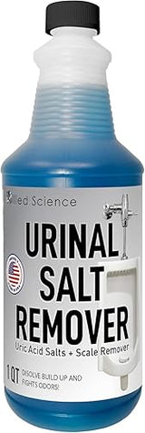 Allied Science Urinal Salt, Calcium and Mineral Scale Remover - Eliminates Urine Odor, Destroys Uric Acid Salt, Deposit Buildup