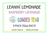 RxNutrition 2go Loaded Energy Tea (5 pack bulk, Leanin' Lemonade)