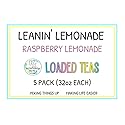 RxNutrition 2go Loaded Energy Tea (5 pack bulk, Leanin' Lemonade)